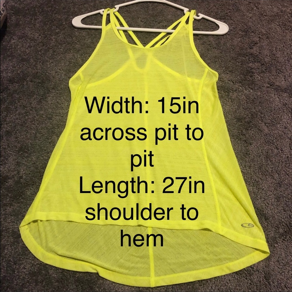 5️⃣ NWOT! Champion C9 sheer cross back tank